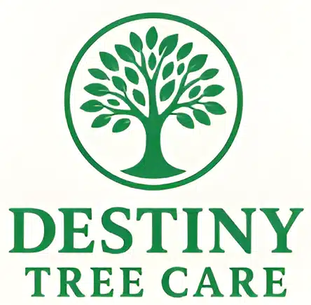 Destiny Tree Care certified arborist trimming a large oak tree in Citrus Heights